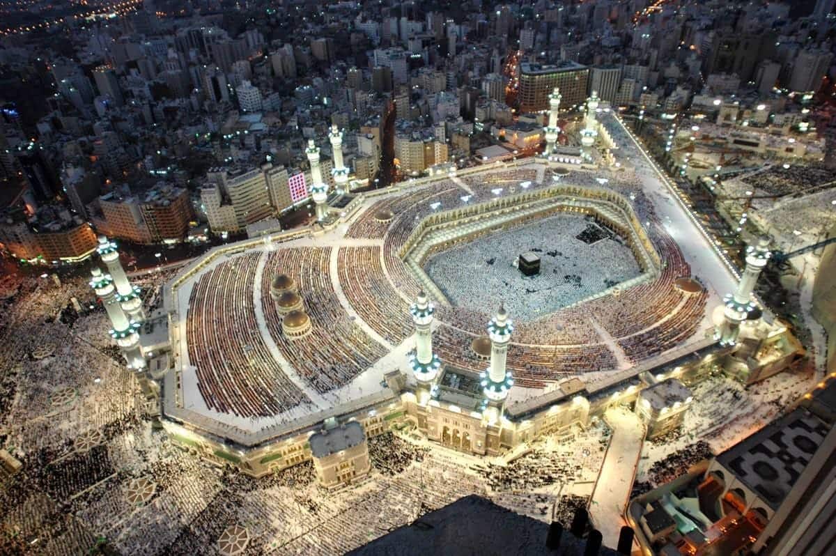 Masjid al-Haram, Makkah, at night